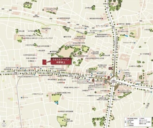 ウエリスアーバン中野坂上の物件内観写真